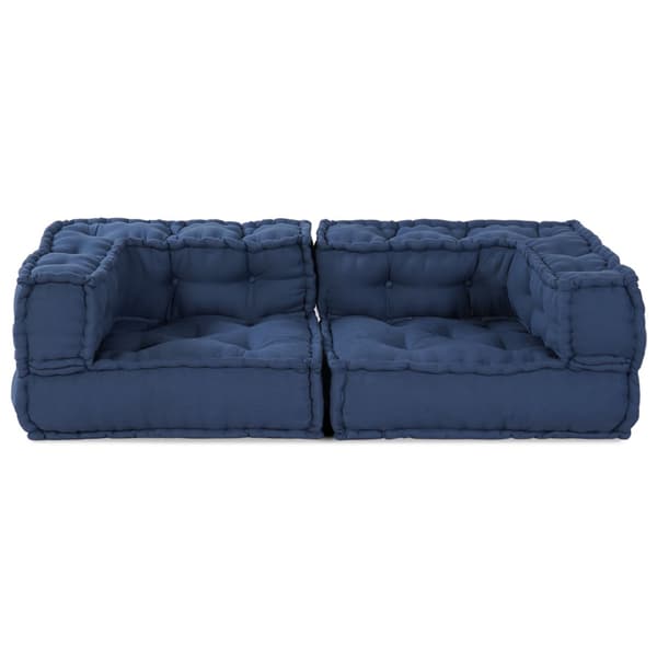 Modulsofa enhet 3 pcs Indigo 140 x 70 x 36 cm Tyg
