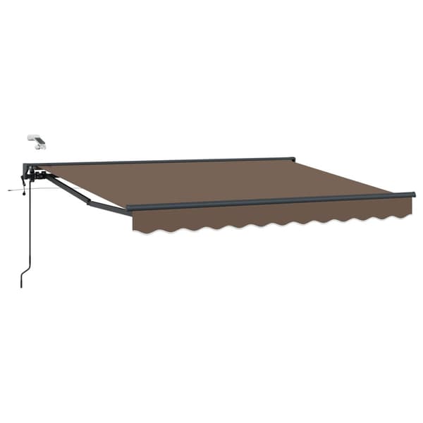 Elektrisk Retraktabel Markis Taupe 3 x 2,5 m