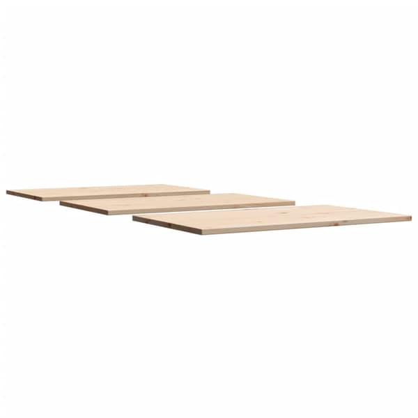 Bordsskivor 3 st 80x47x1,7 cm rektangulär massiv furu