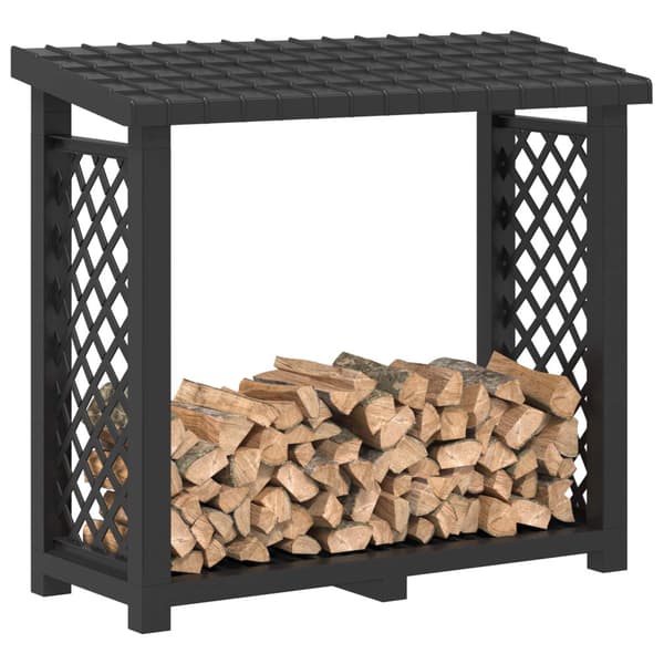 Eldstäder Rack Antracit 114 x 46 x 101 cm PP