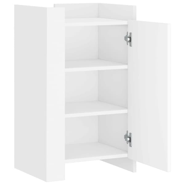 Skänk vit 45x35x75 cm konstruerat trä