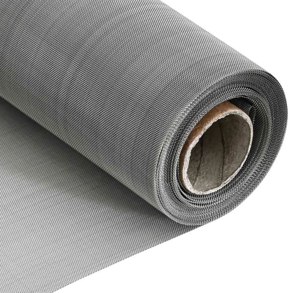 Nätduk 20 x 500 cm 60 Mesh Rostfritt stål 201 Silver