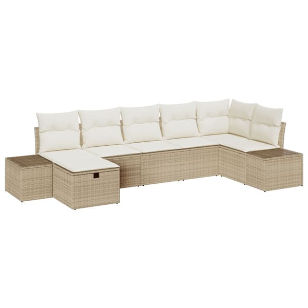 Soffset med kudde 7 pcs konstrotting