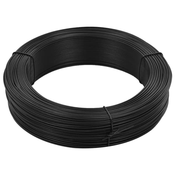 Stagtråd 250 m 2,3/3,8 mm stål antracit