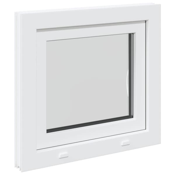 Källarfönster RISOR 60 x 50 cm PVC och glas