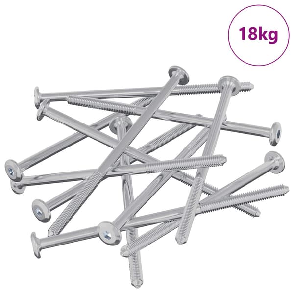 Möbelskruvar 800 pcs Silver Stål