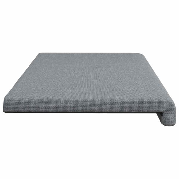 Bänk kudde Tyg Ljusgrå Djup 35 cm