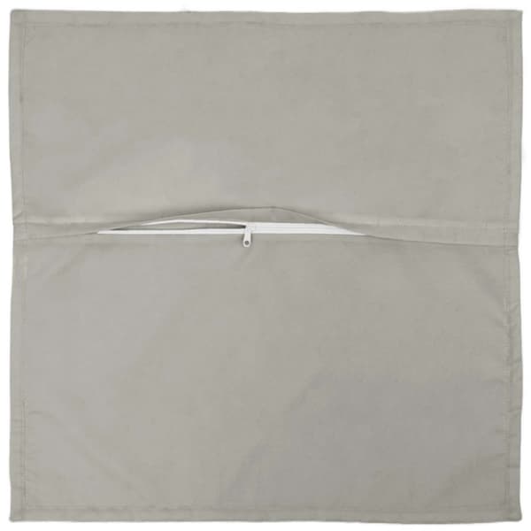 Kuddöverdrag 6 st HOUTEN Grå 80 x 80 cm Polyester