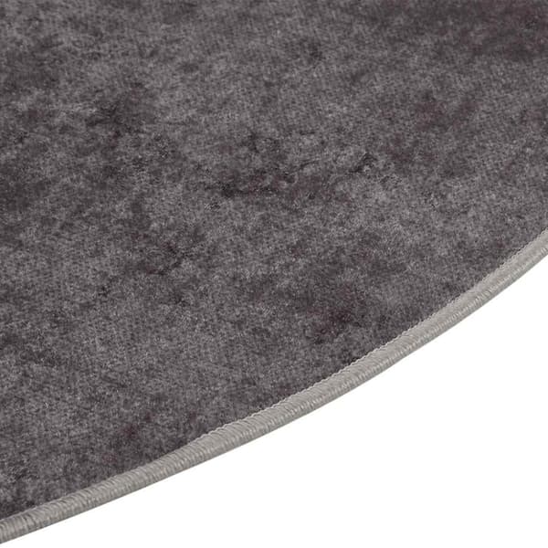 Matta tvättbar φ120 cm grå