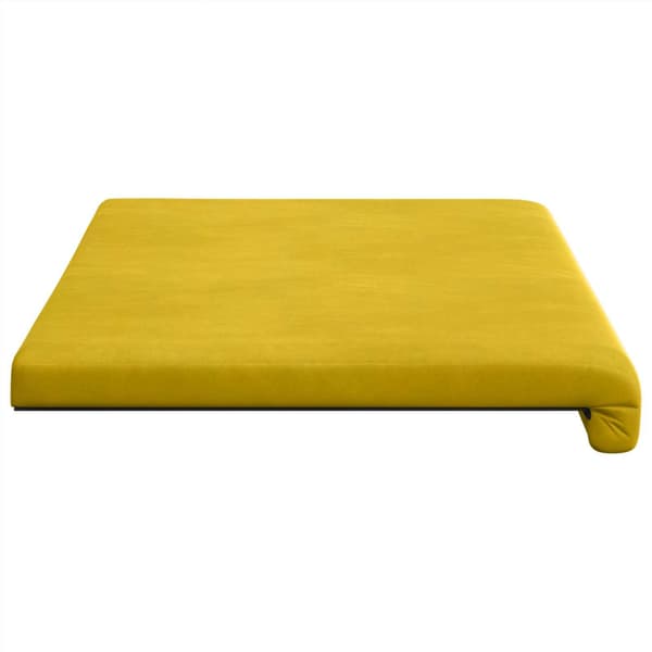 Bänk kudde Sammet (V) Gul Djup 35 cm