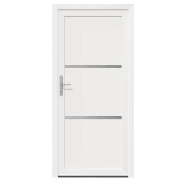 Framdörr Vit 108 x 208 cm PVC