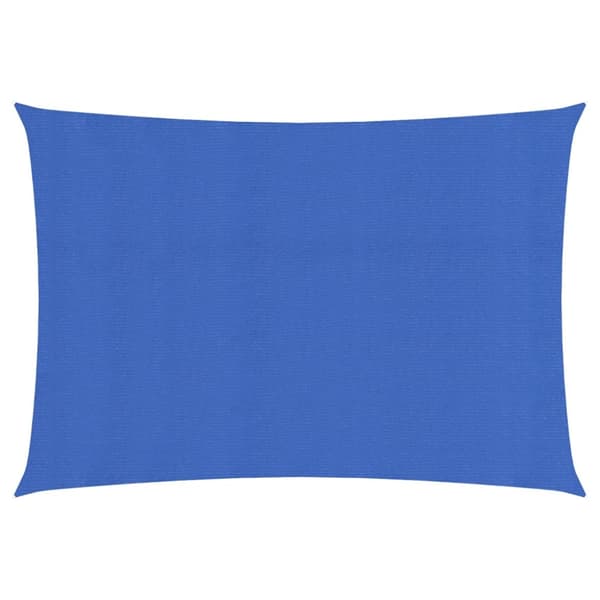 Solsegel 160 g/m² rektangulär blå 5x7 m HDPE