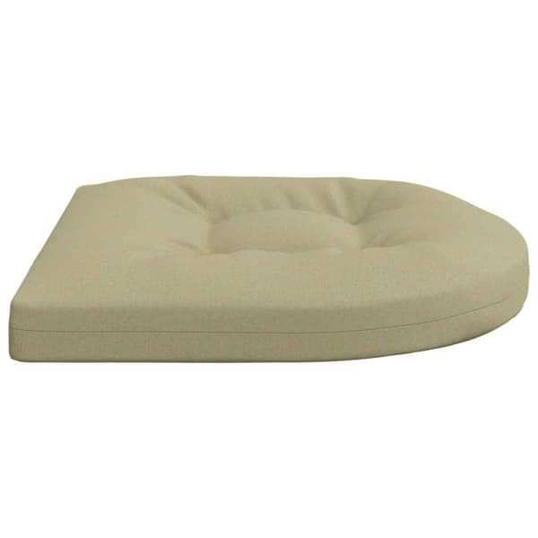 4-delade Sittdynor 4 st 100% Polyester Ljusgrön 45 x 45 x 5 cm