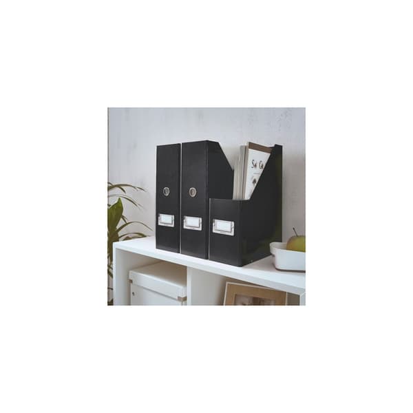 Tidskriftssamlare ClicknStore A4 svart