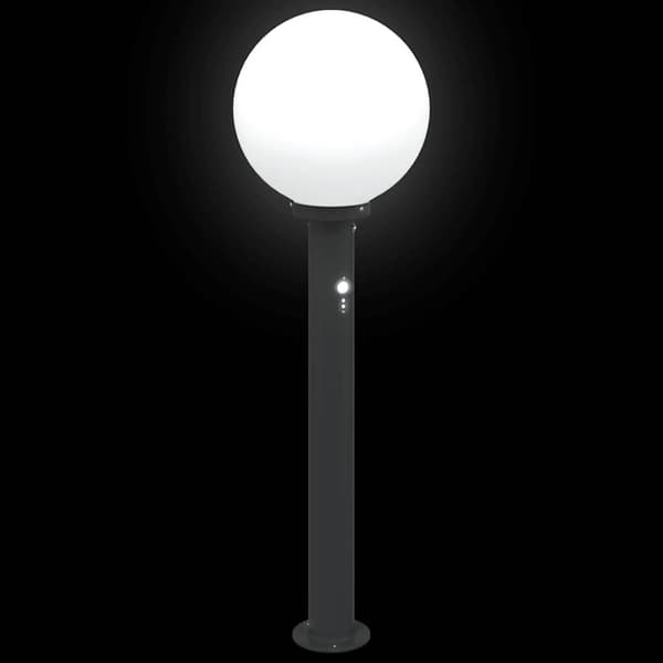 Pollare med sensor 3 st 80 cm svart IP44