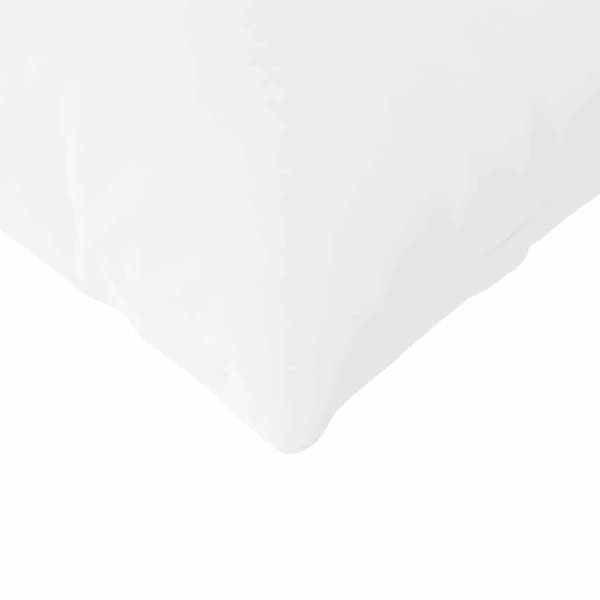 Sofakuddar 2 pcs Vit 200 x 40 cm tyg