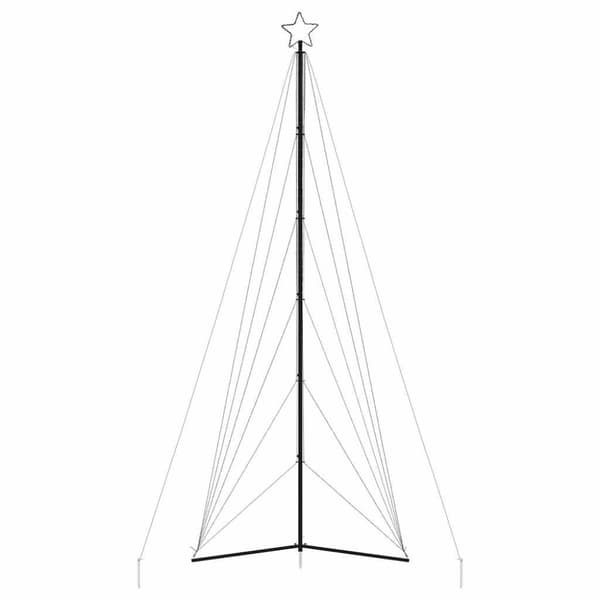 LED julgran 861 LEDs kallvit 478 cm
