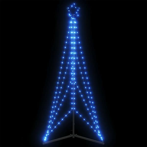 LED julgran 363 LEDs blå 182 cm