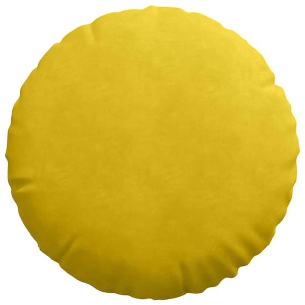 Sittkuddar 2 pcs Gul Ø50 x 19 cm Sammet