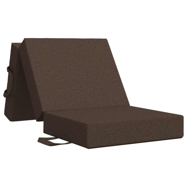 Fällbar Soffbed 90 x 63 x 45 cm Taupe