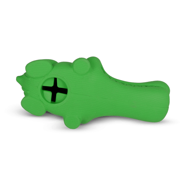 Rough Play Hundleksak Krokodil Gummi Grön