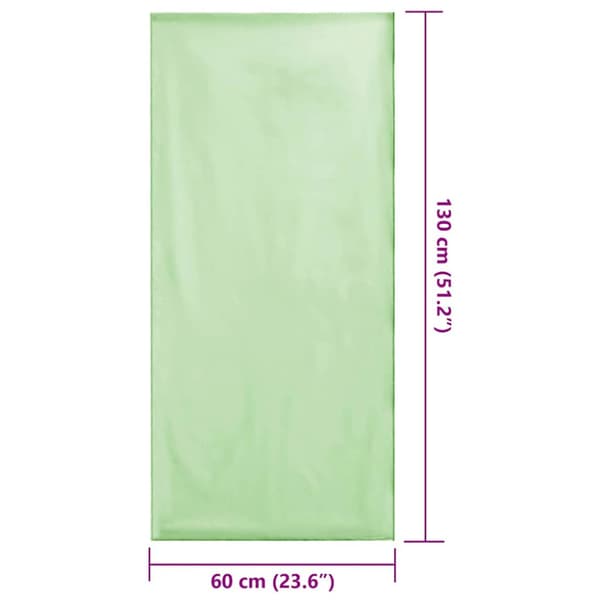 Utomhus Stols Handdukar 2 pcs Blå 130 x 60 cm