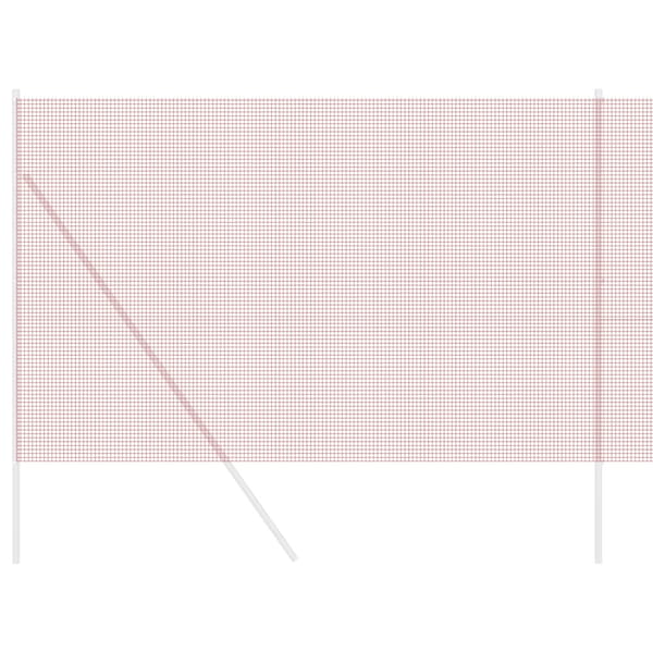 Svetsat trådstängsel Röd 1.5 x 25 m