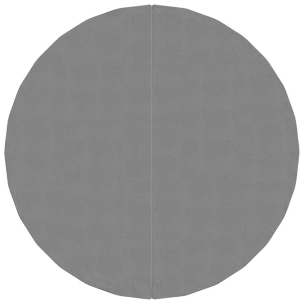 Markduk för pool ljusgrå Ø244 cm polyester geotextil