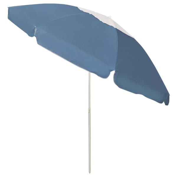 Strandparasoll blå 240 cm