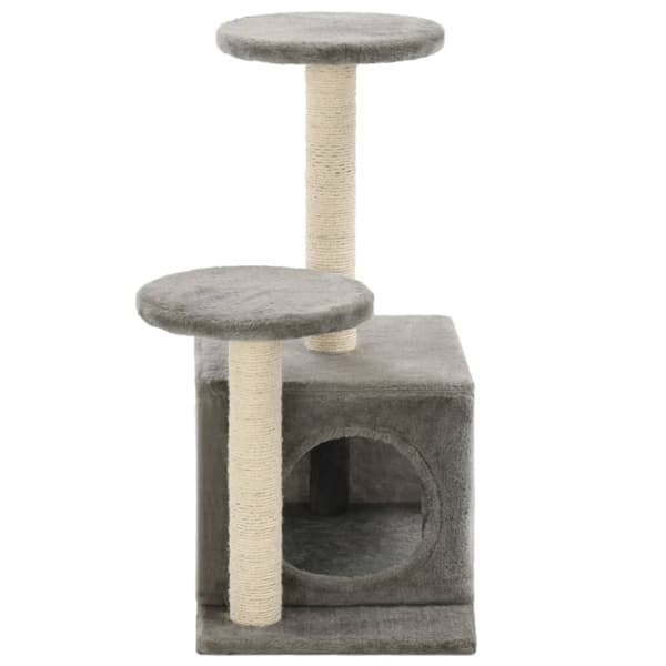Klösträd med sisalpelare 60 cm grå