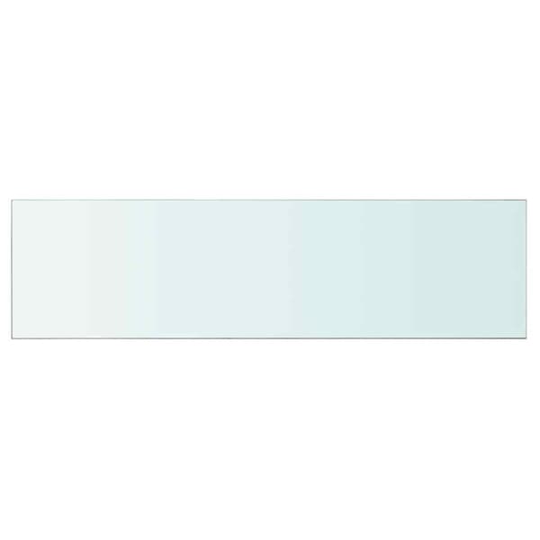 Hyllplan glas genomskinlig 110x30 cm