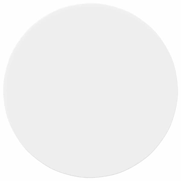 Bordsskiva Vit Ø 60 x 1,5 cm Konstruerat trä