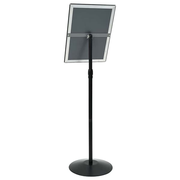 Pedestal affischställ Silver a3 PVC och stål