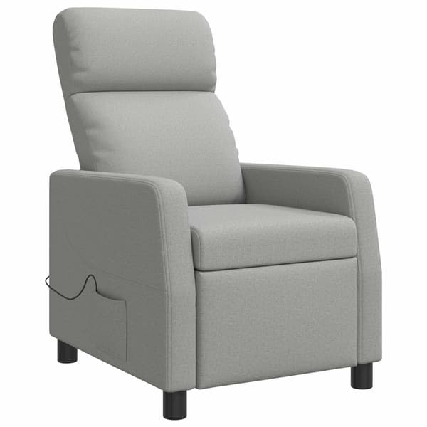 Massagefåtölj Moln Grå Tyg