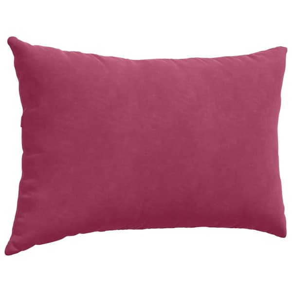Sofakuddar 2 pcs Vinröd 60 x 40 cm Kordread tyg