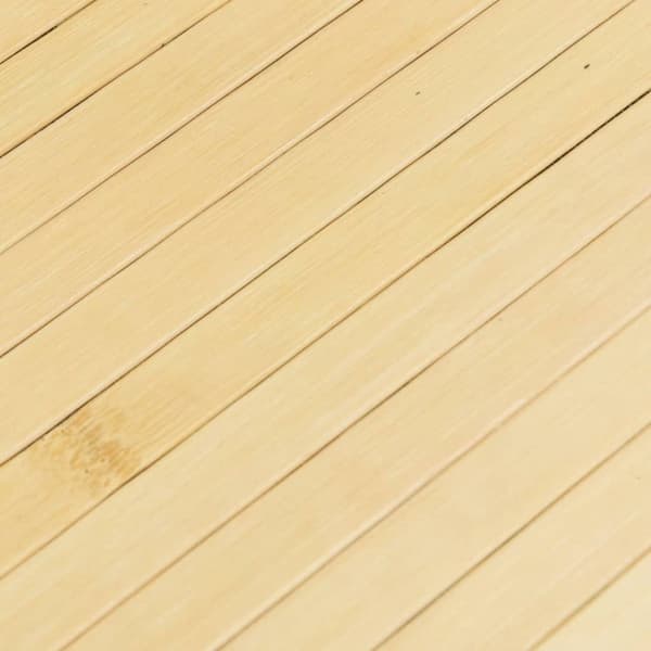 Matta rektangulär ljus naturlig 60x400 cm bambu