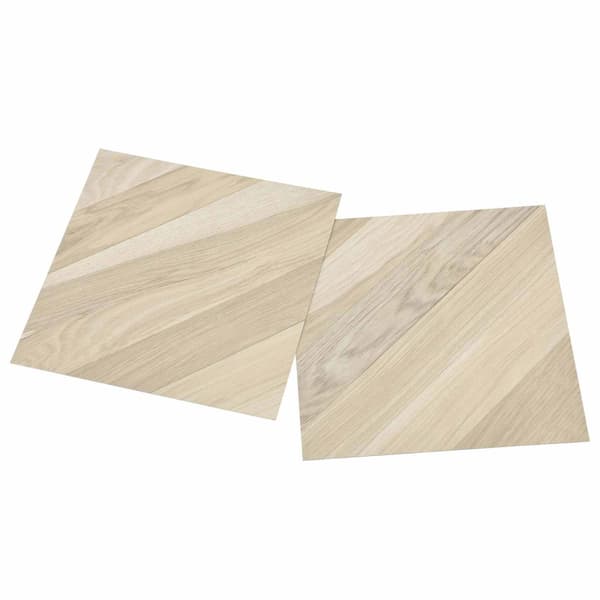 Golvplankor 55 pcs Beige 5,11 m² PVC