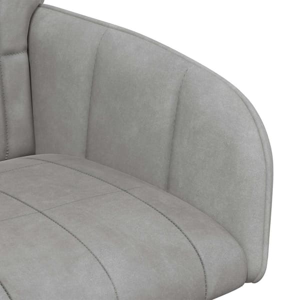 Matstolar 4 pcs Sammet Ljusgrå 57 x 50 x 85 cm
