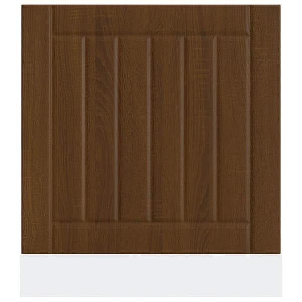 Diskmaskinspanel Lucca brun ek konstruerat trä