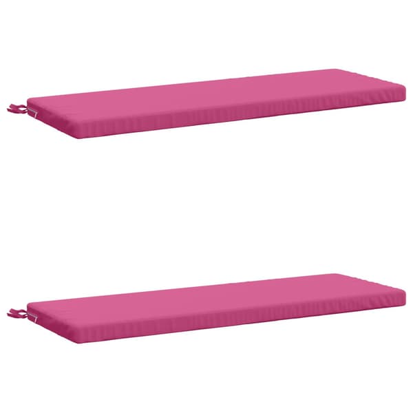 2-delade Bänk Kuddar SOEST 2 st 100% Polyester Rosa