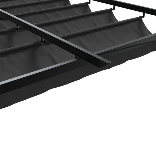 Paviljong Antracit 400 x 300 x 200 cm Polyester