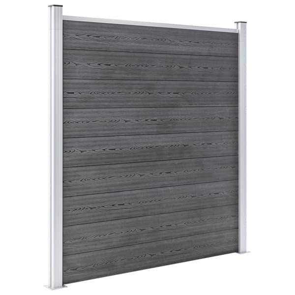Staketpanel WPC 872x186 cm grå