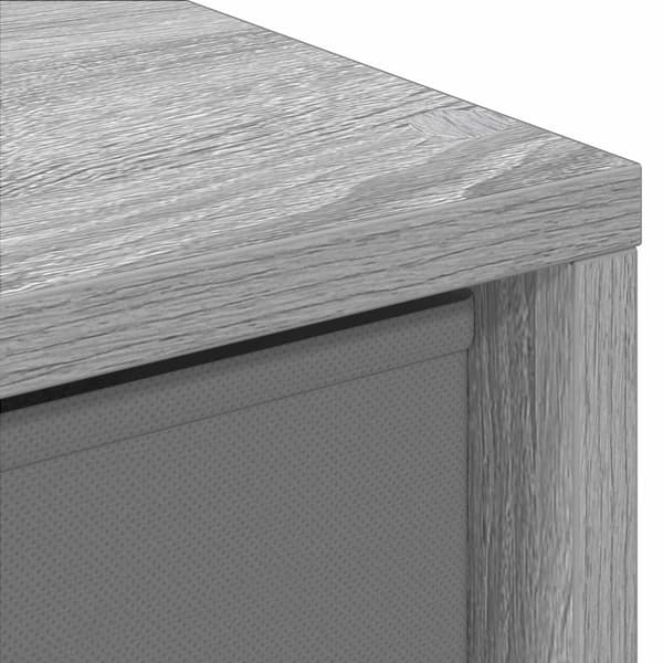 Sideboard med låda Grå Sonoma 35 x 32 x 99,5 cm