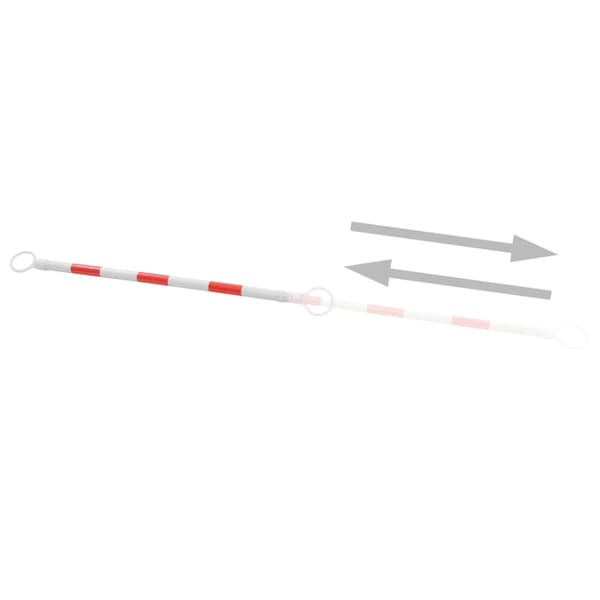 Utdragbara bommar 2 st plast 116-197 cm