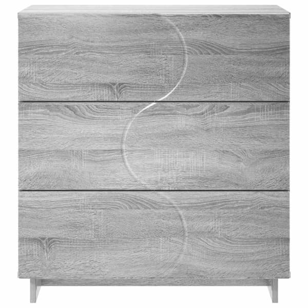 Sideboard Grå Sonoma 70 x 38 x 75 cm Konstruerat trä