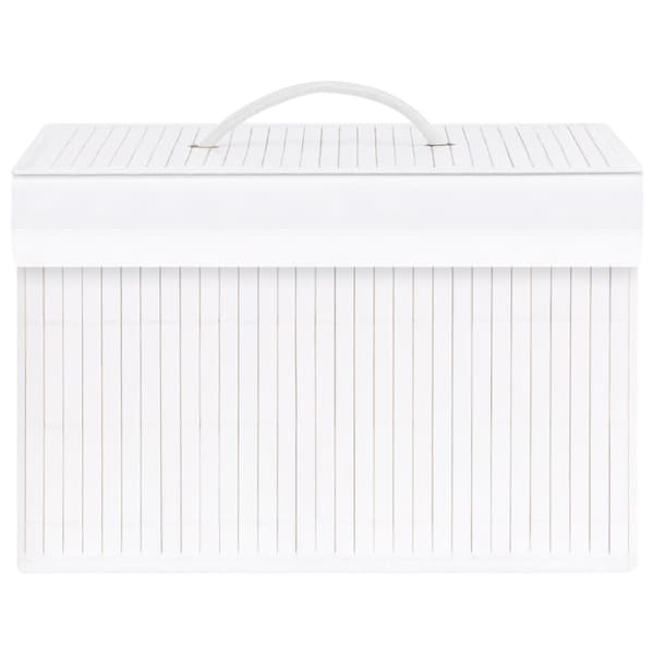 Förvaringslådor bambu 4 st vit