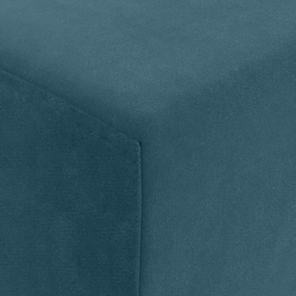 Fällbar Soffbed Blå 200 x 70 x 10 cm Sammet