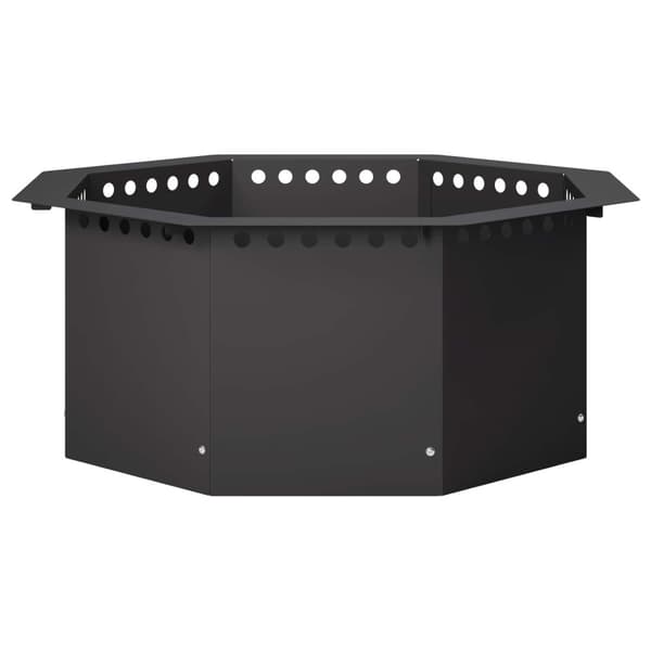 Eldstad ring Svart 60 x 60 x 25 cm Stål