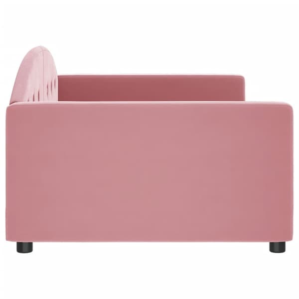 Dagbädd rosa 100x200 cm sammet