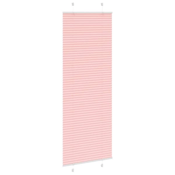 Plisserad persienn rosa 80x200 cm tyg bredd 79,4 cm polyester